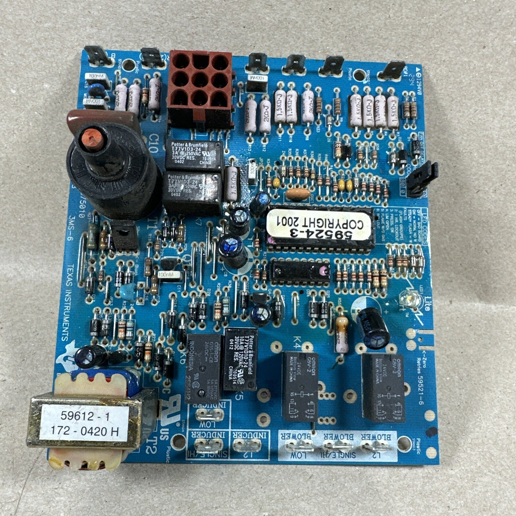CNT 03456 / 59612-1  / X13650873010 Control Circuit Board HVAC.  59524-3. (E51)
