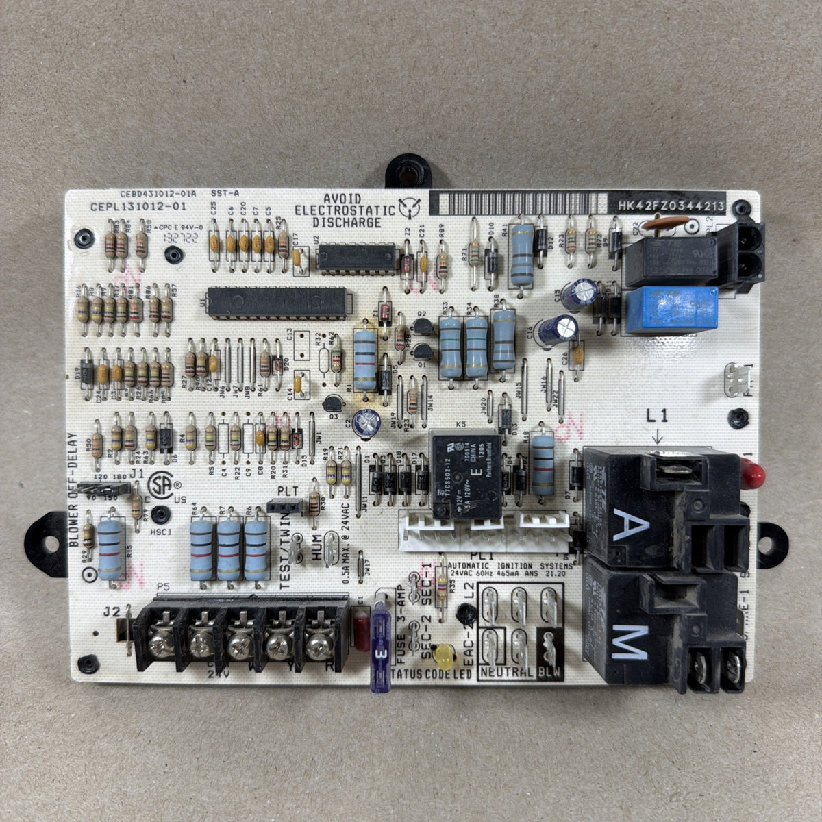 TESTED🔥🔥 CEBD431012-01A  CEPL131012-01 HK42FZ034 Control Board Bryant (N31)