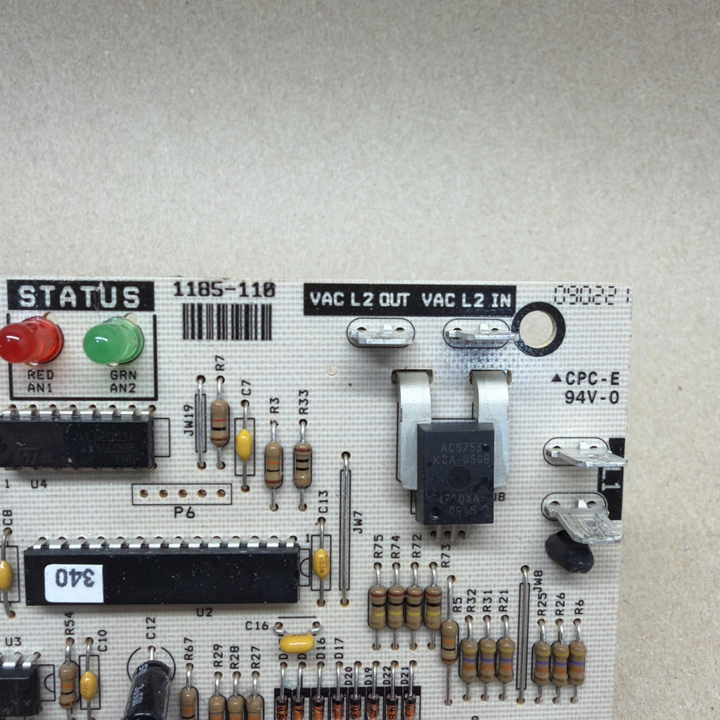 TESTED✅ Lennox 1185-83-1001A Furnace Control Board 1185-110 624744