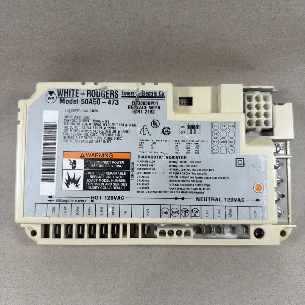 TESTED🔥 50A50-473 D330930P01 Gas Furnace Control Board York CNT2182. (N5)