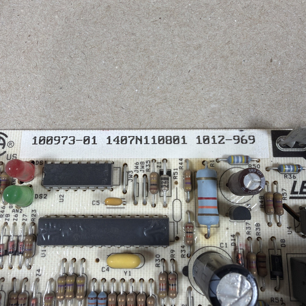 LENNOX 1012-83-9693A FURNACE CONTROL BOARD 100973-01.  1012-969