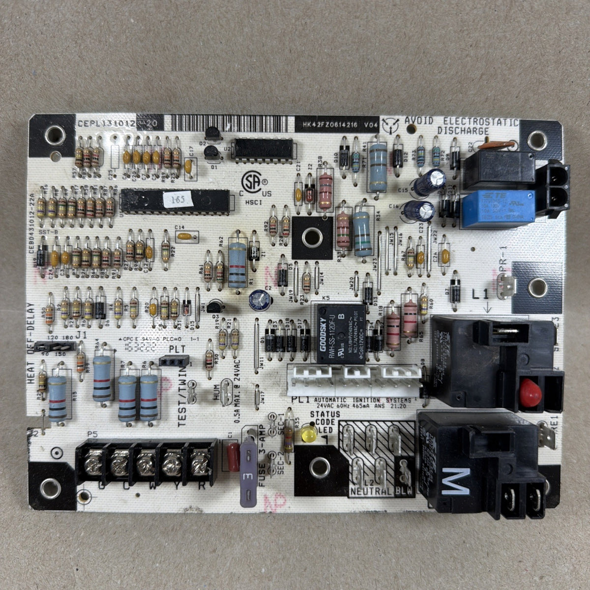 Furnace Control Circuit Board CEBD431012-22A CEPL131012-20 Carrier HK42FZ061 B5