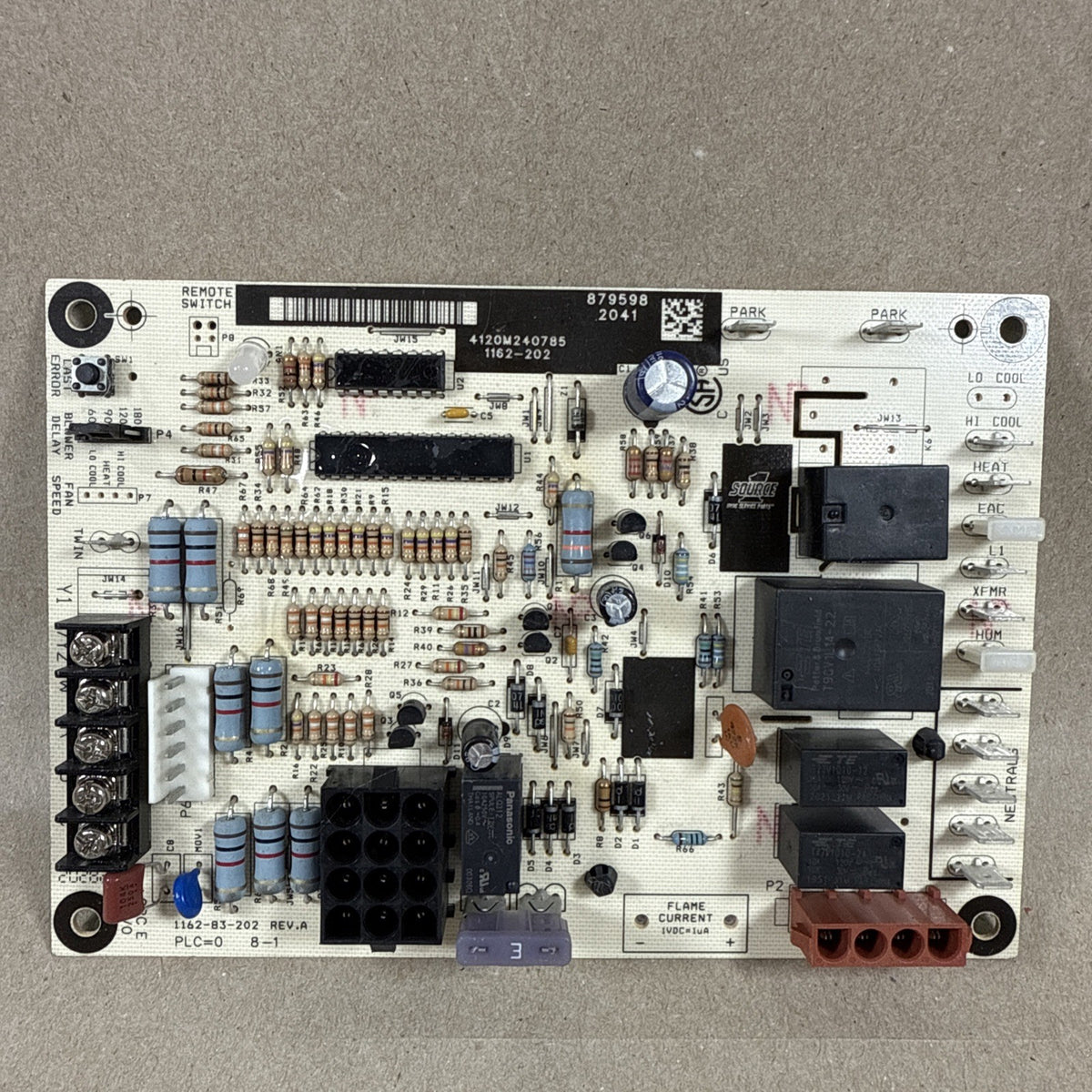 TESTED🔥 York Coleman Furnace Control Board 1162-202  1162-83-202.  879598