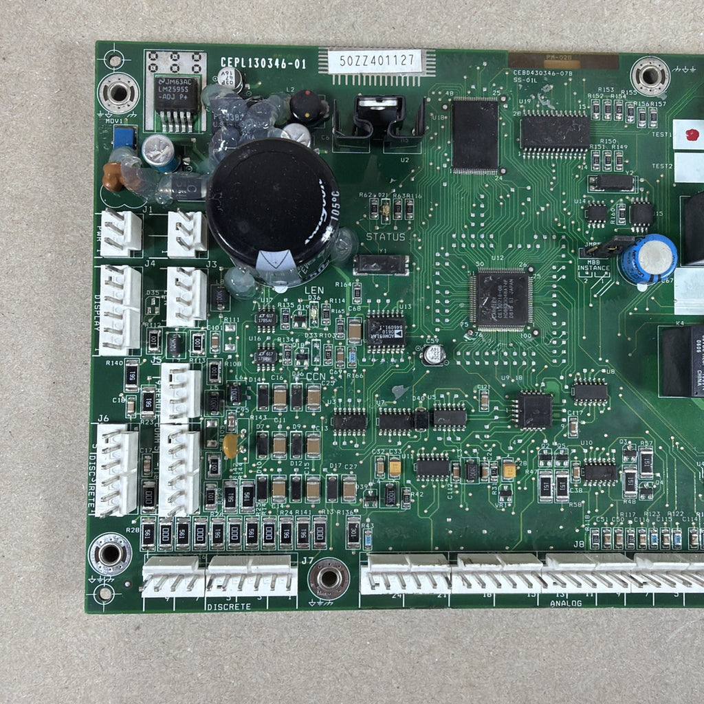 TESTED🔥 Carrier 50ZZ401127 Control Board  CEPL130346-01. CEBD430346-07B.
