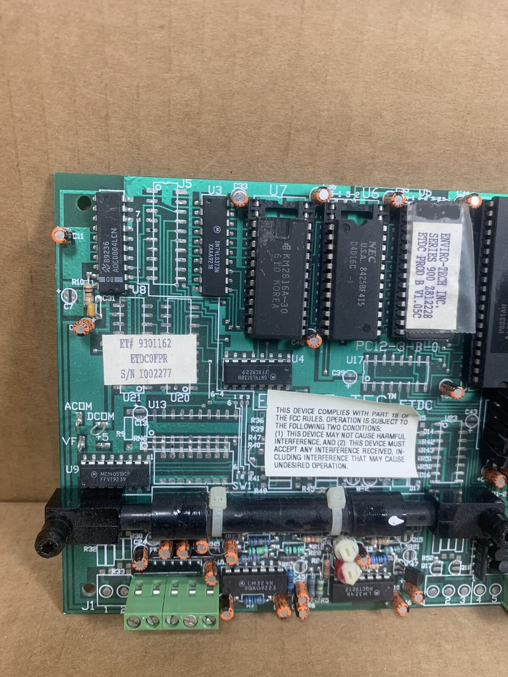TESTED! Enviro-tec PC12-3-B-0 Circuit Control Board 900 Z812228 ET# 9301162 H14