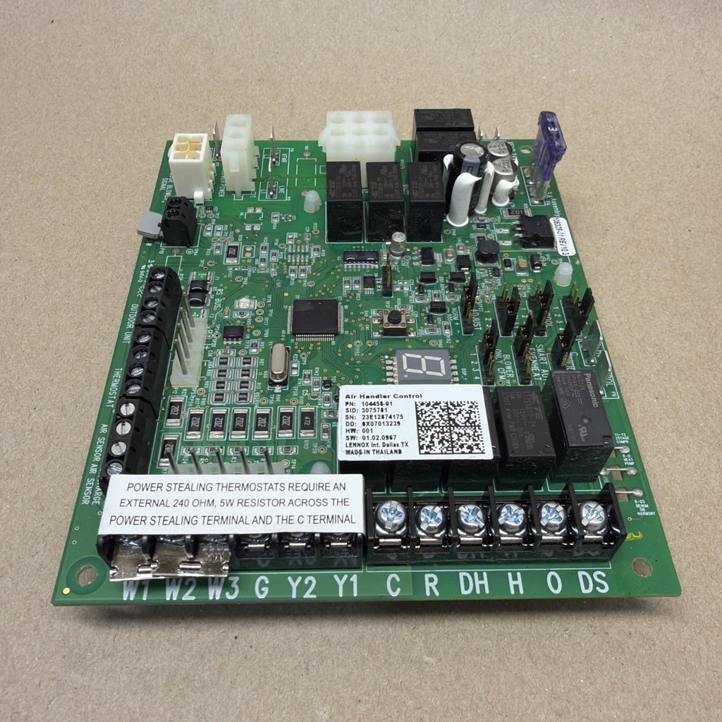 TESTED✅ Lennox 104458-01 Air Handler Control Board Furnace 105328-01