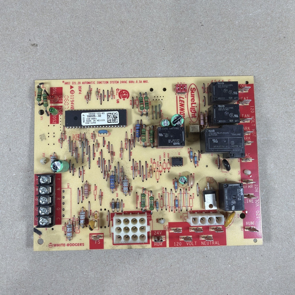 TESTED🔥🔥 Lennox 50A66-123-03 Furnace Control Circuit Board 100925-03