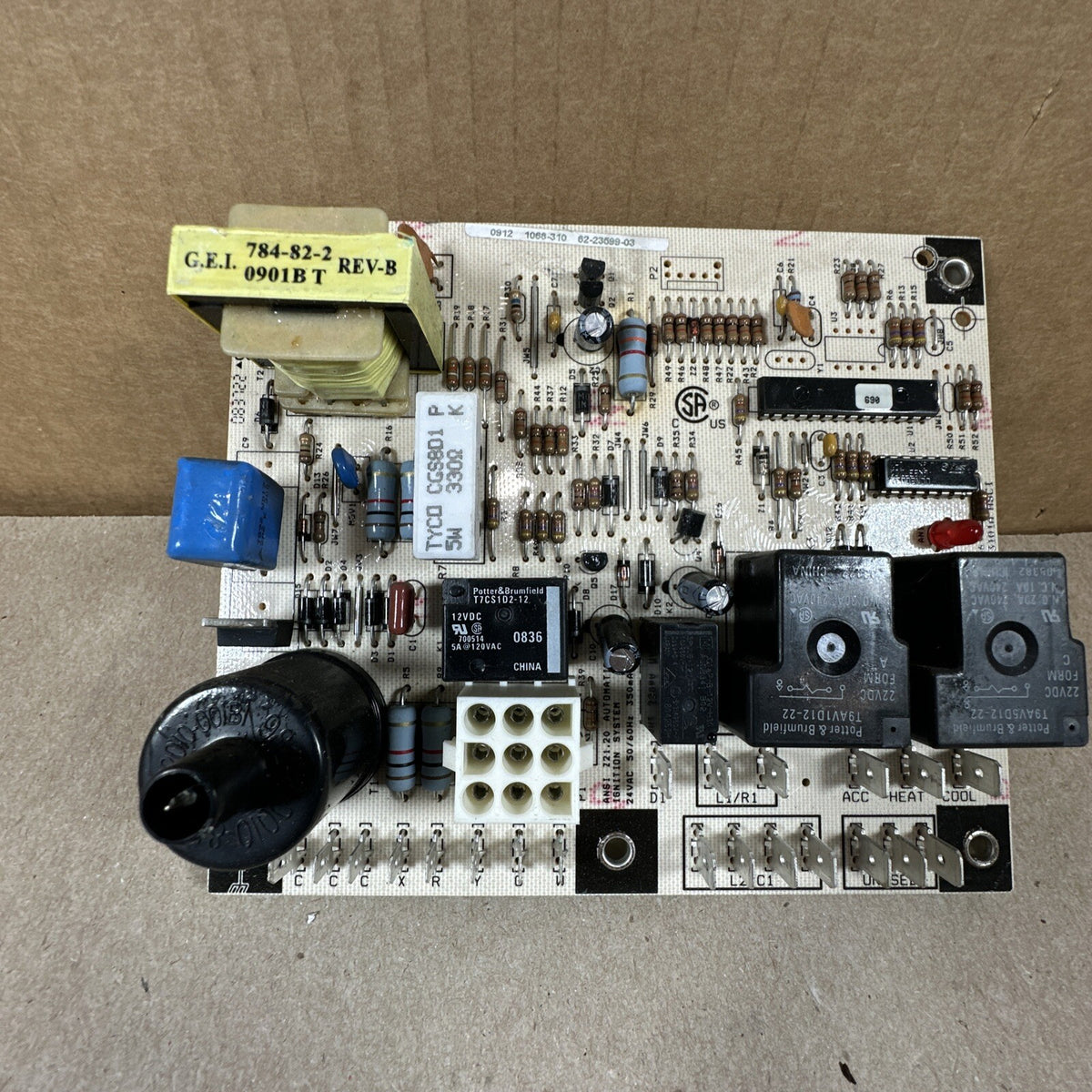 TESTED!62-23599-04 / 1068-311. HVAC Circuit Control Board  1068-83-3101A  (E70)