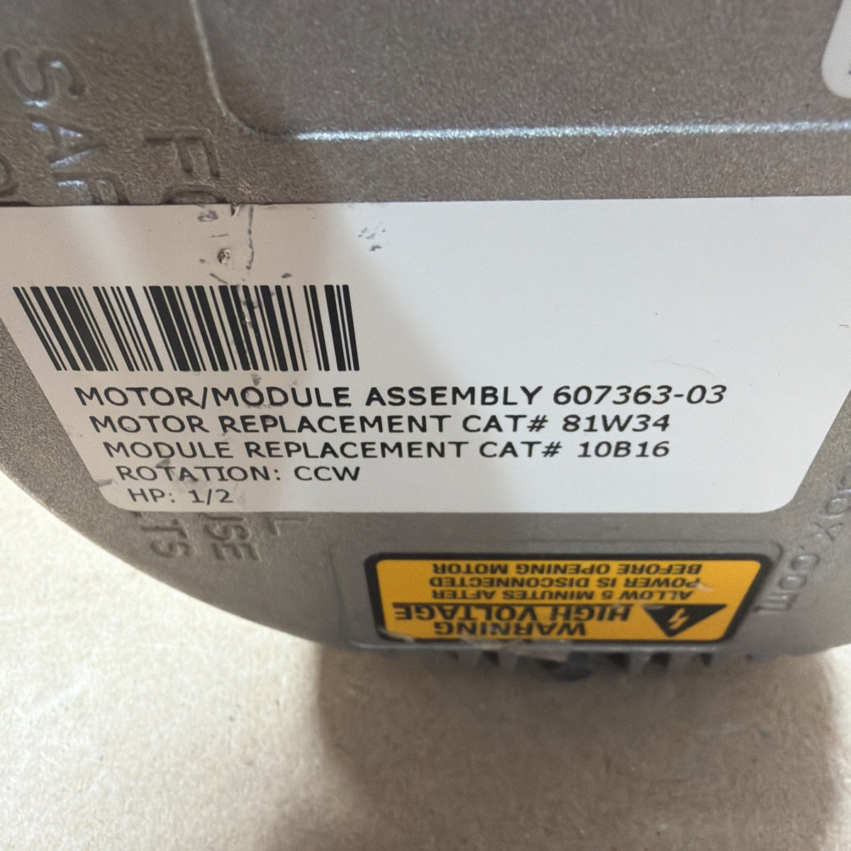 TESTED🔥 Genteq X13 FM15 5SME39HXL011A Blower Motor 437650 1/2HP 115V CCWLE