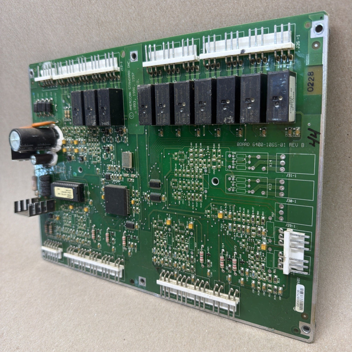 TESTED✅ TRANE 6400-1065-01 Rev. B Controller Board 6200-0113-08