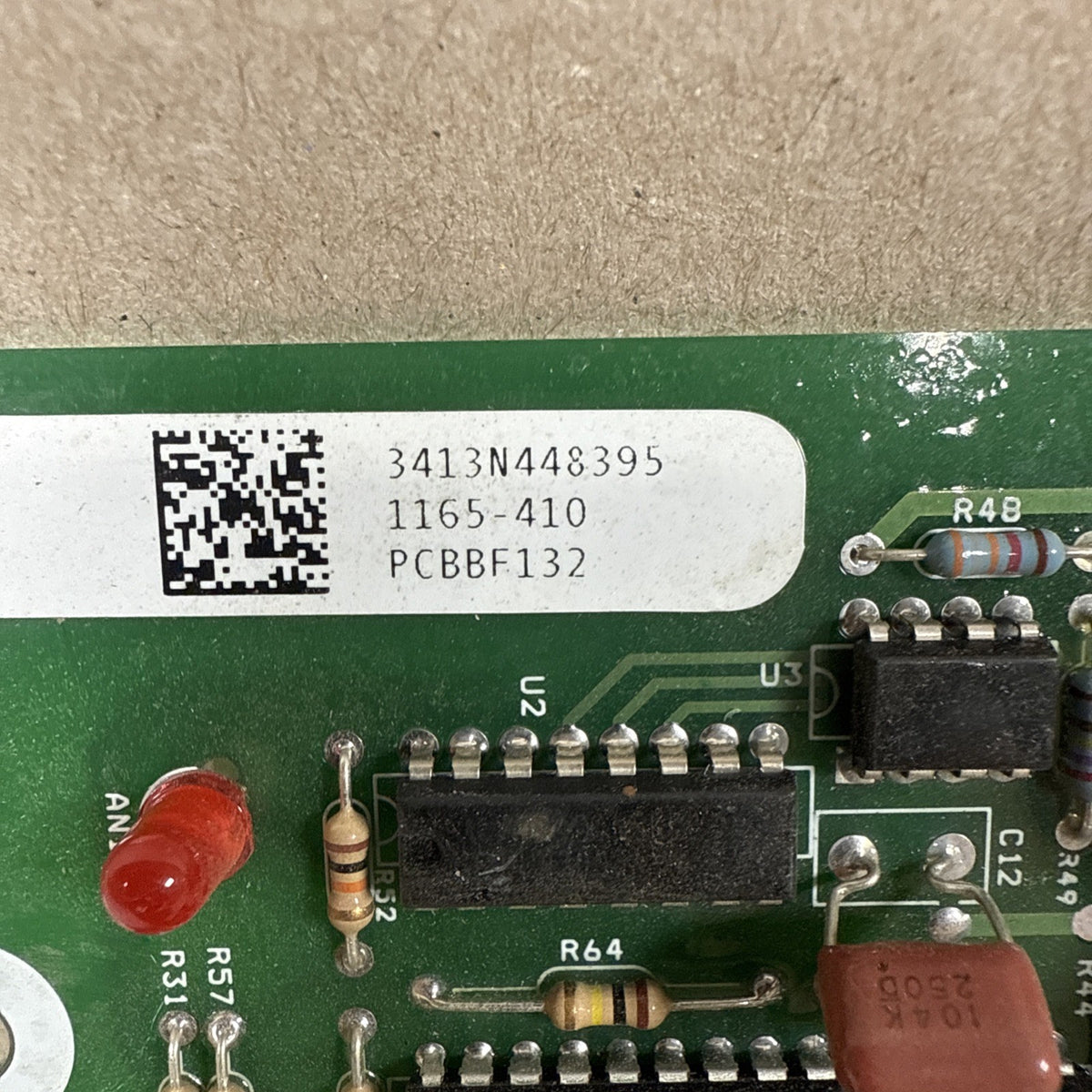 TESTED✅ Goodman Amana Furnace Control Board Part # 1165-83-4121 Rev A PCBBF132