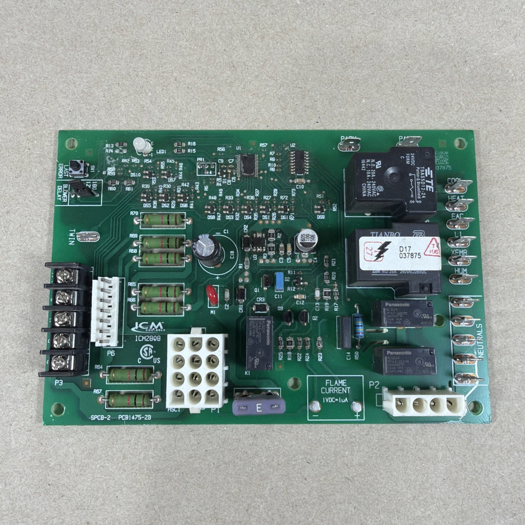 TESTED🔥. ICM2808 Controls Furnace Control Module PCB1475-2B - (N49)