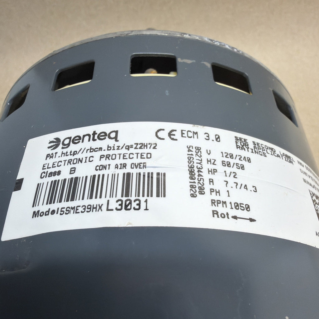 ✅🔥 Genteq 5SME39HXL3031 ECM 3.0 Blower Motor 1/2HP 120/240V  101564-01 GC08