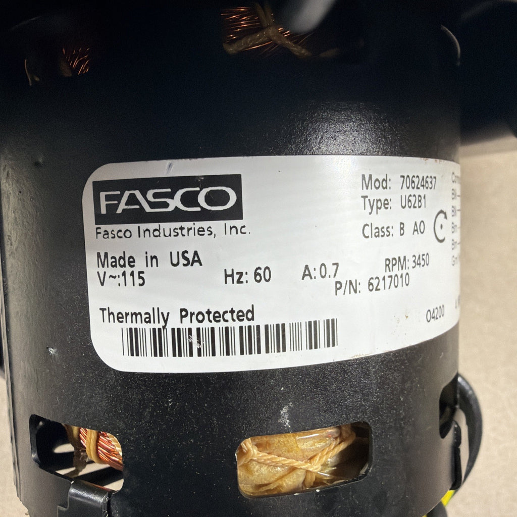 TESTED🔥 Nordyne Inducer Blower Assembly Fasco 70624637 Nordyne 6217010 (C12)