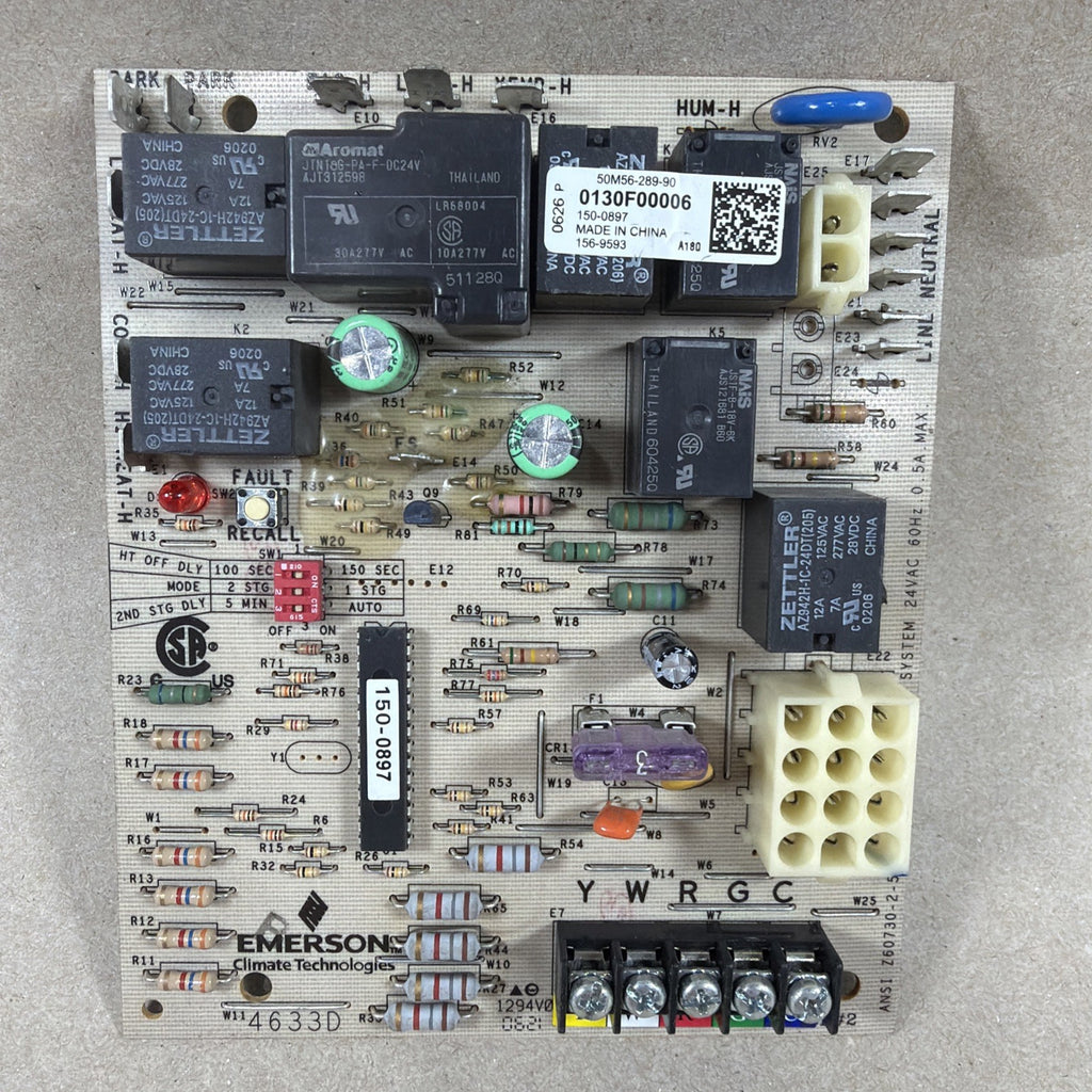 🔥🔥GOODMAN PCB00109 Furnace Control Circuit Board 50M56-289-90 EMERSON (N19)