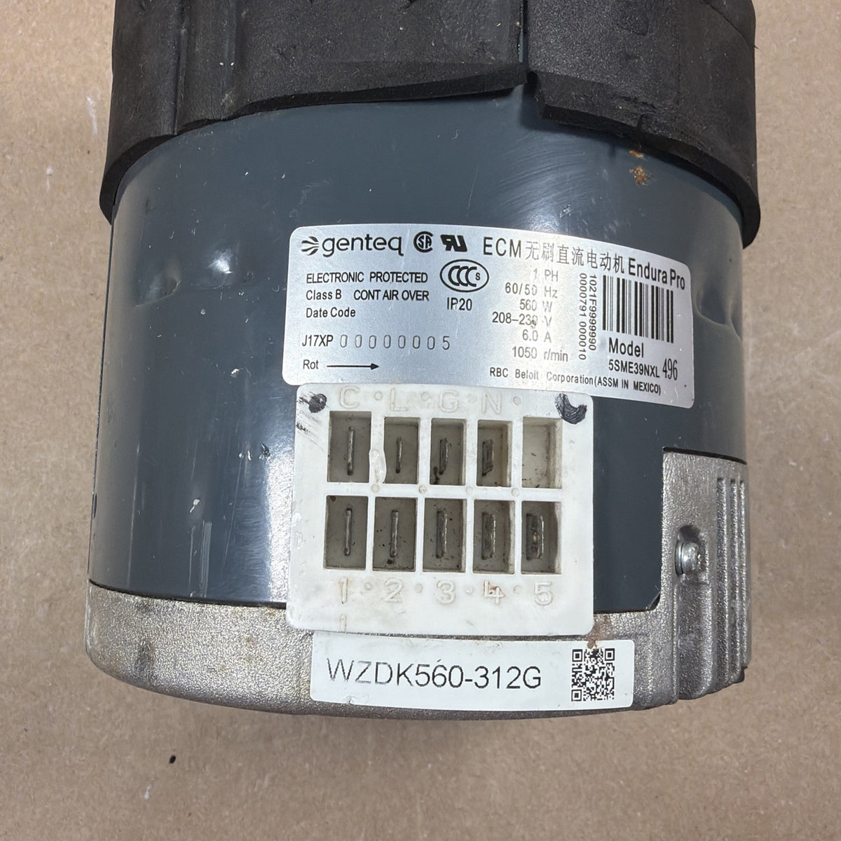 TESTED🔥 Genteq Endura HW18 230VAC  3/4HP  motor Module 5SME39NXL496 Endura