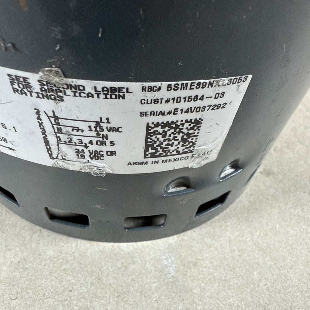 TESTED! Genteq ECM 3.0 GC02 5SME39NXL3053 3/4 HP Blower Motor 101564-03 (MT23)