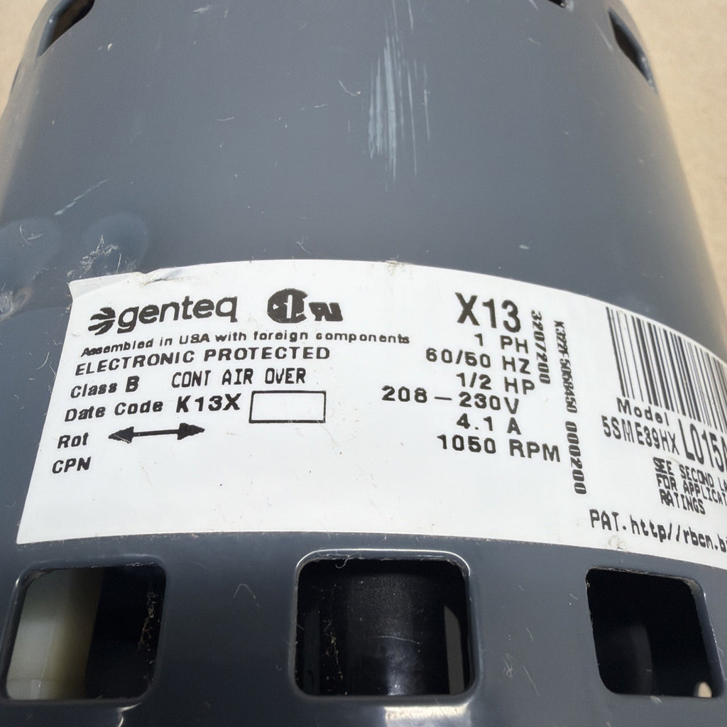 TESTED🔥 GE Genteq ECM X13 1/2 HP Blower Motor 5SME39HXL015A 430483 FM19