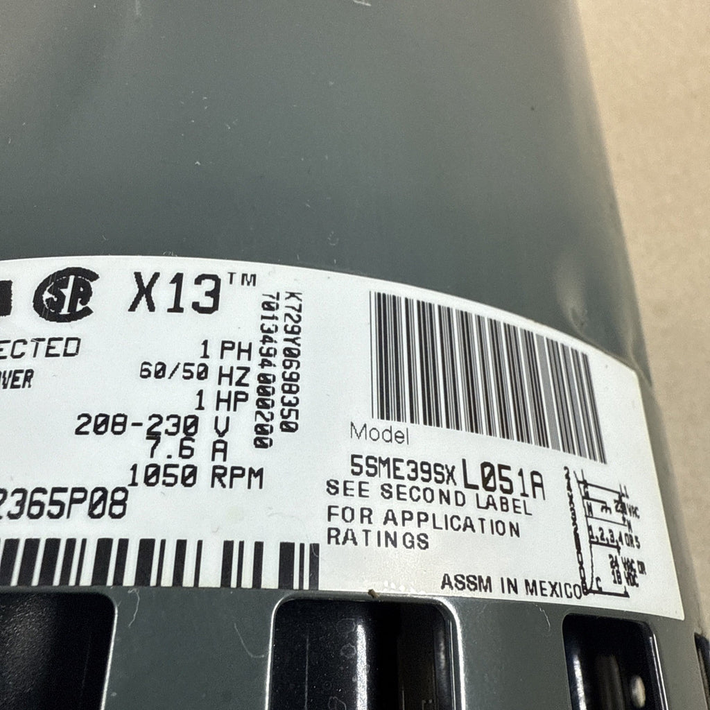 🔥 Genteq ECM endura Blower Motor FM17 5SME39SXL051A 1HP 230V CW D672365P08 #7