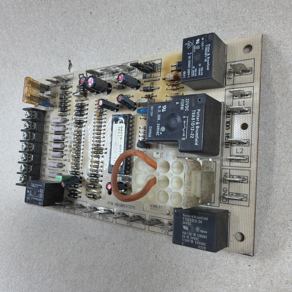 🔥🔥 York Luxaire Coleman HQ1085472TX Furnace Control Board 59779-8OTP (H42)