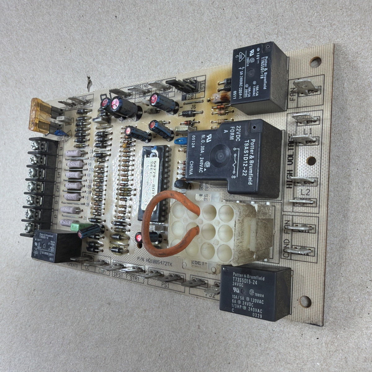🔥🔥 York Luxaire Coleman HQ1085472TX Furnace Control Board 59779-8OTP (H42)