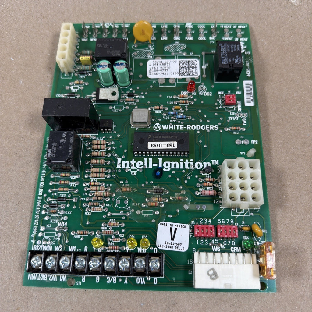 TESTED🔥 50V61-507-05 TRANE White Rodgers Furnace Control Board D341420P01
