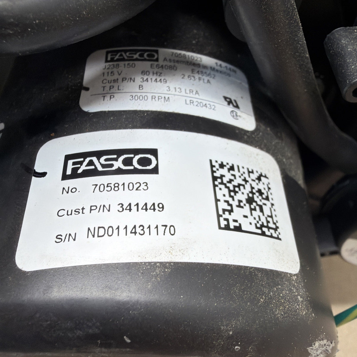 ✅ Fasco 70581023 York Furnace Draft Inducer 341449 115V 70581023JC