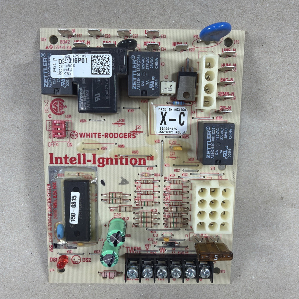 🔥🔥 White Rodgers D341396P01 Furnace Control Circuit Board 50A65-475-07 B45