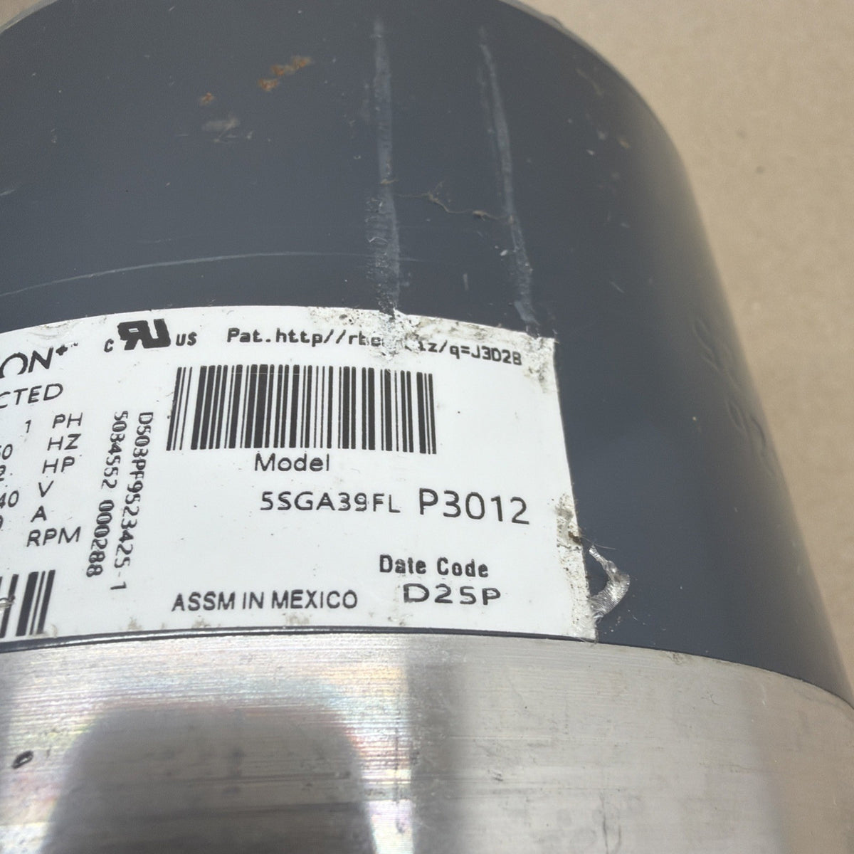 ✅ GENTEQ 5SGA39FLP3012 EON Blower Motor 1/2HP 120/208V D806463P02