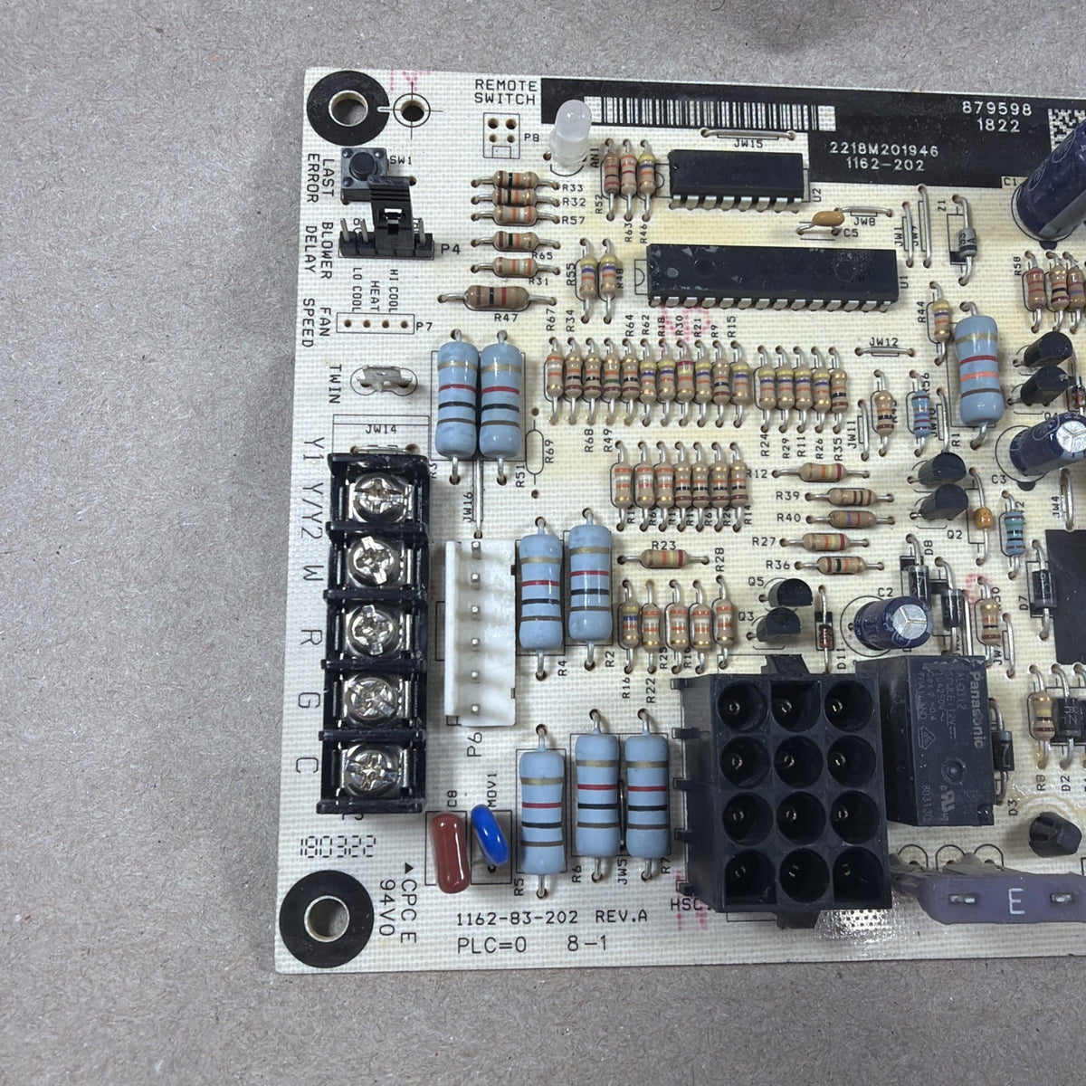 TESTED✅ York Coleman Furnace Control Board 1162-202  1162-83-202 879598