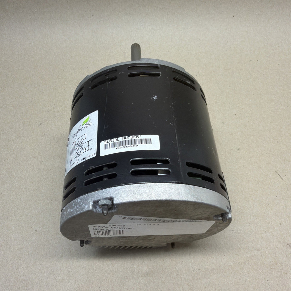 A.O. Smith M48AA12Z1 ECM Furnace Blower Motor CCWLE Comfort Select 1/2HP 208/230