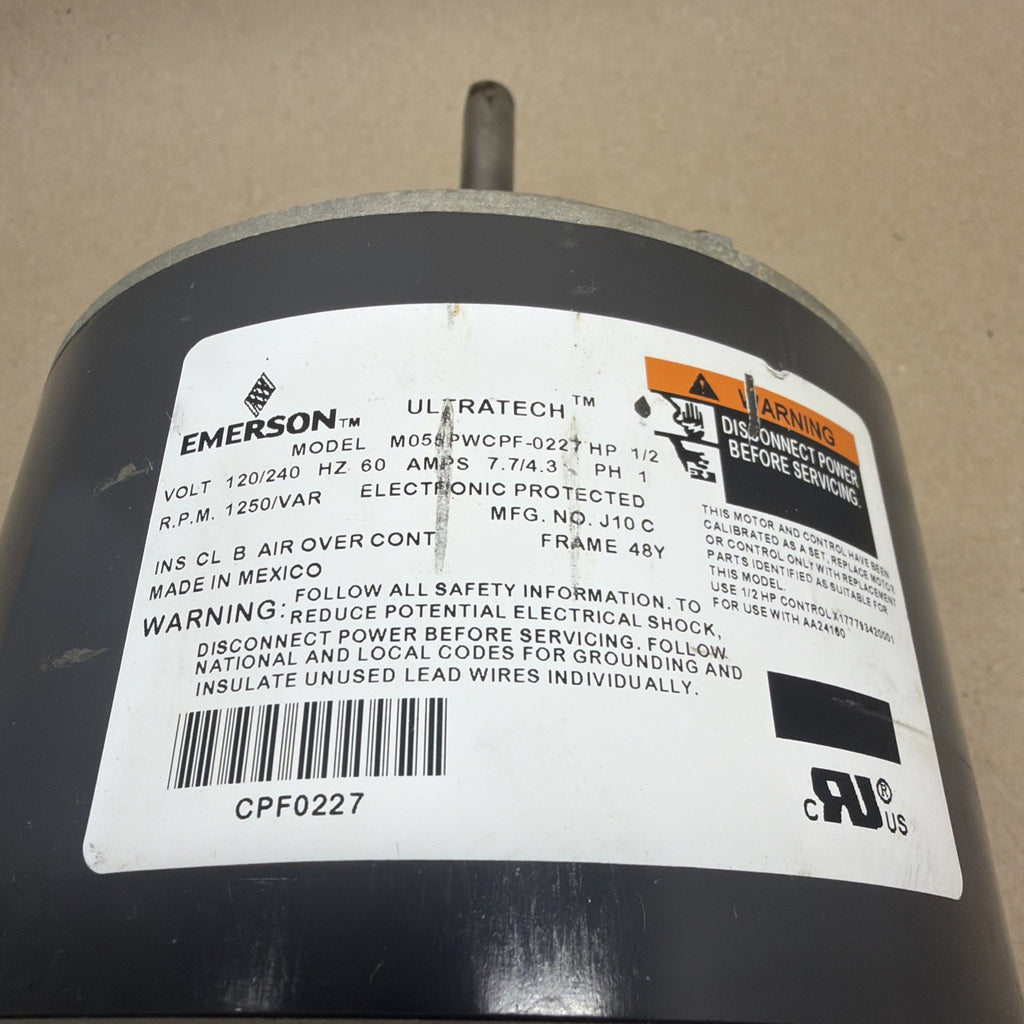 TESTED🔥 Trane ULTRATECH 1/2 HP Blower Motor M055PWCPF-0227 AA24160  120/240V