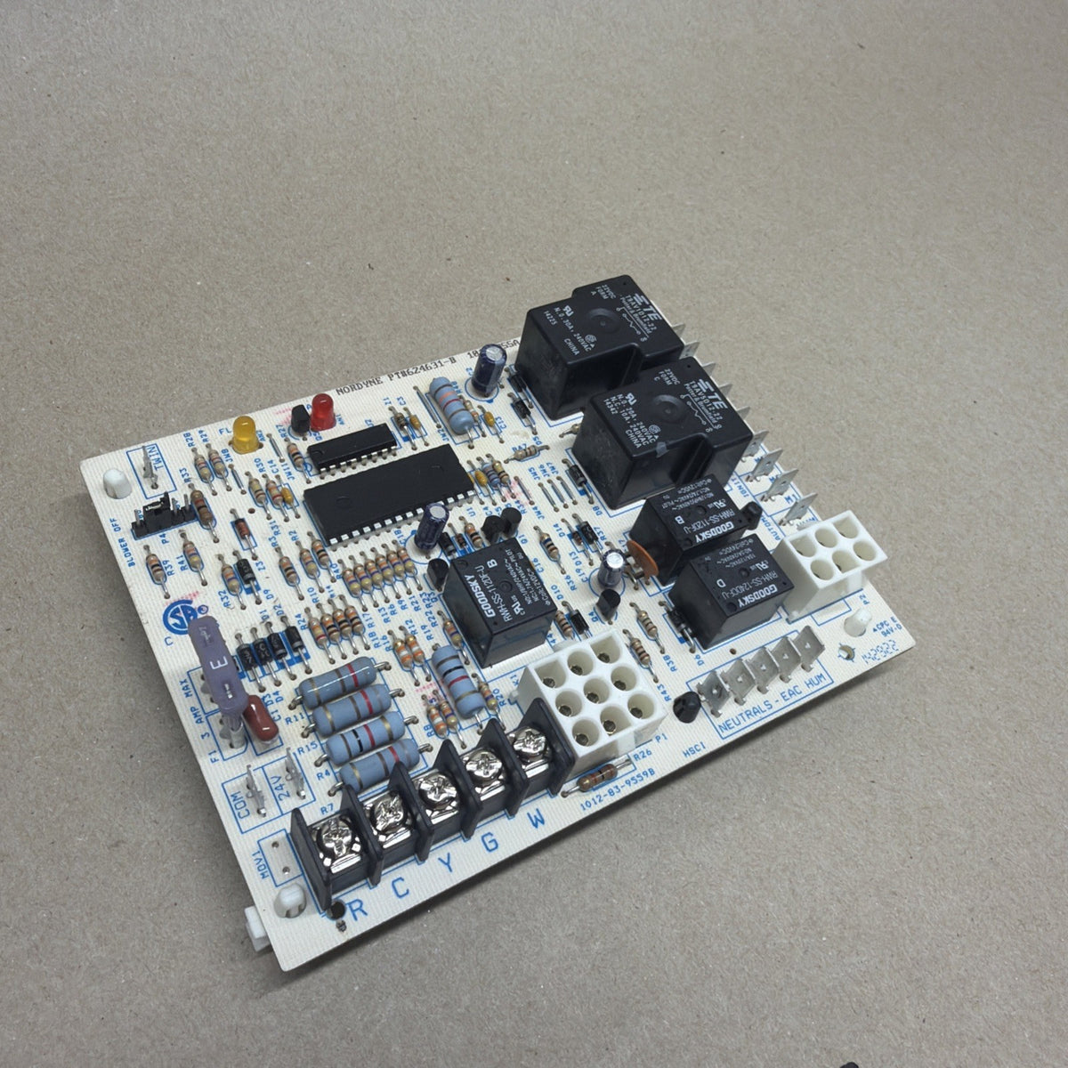 TESTED✅. 1012-83-9559B 624631-B 1012-955A control board  Nordyne Furnace