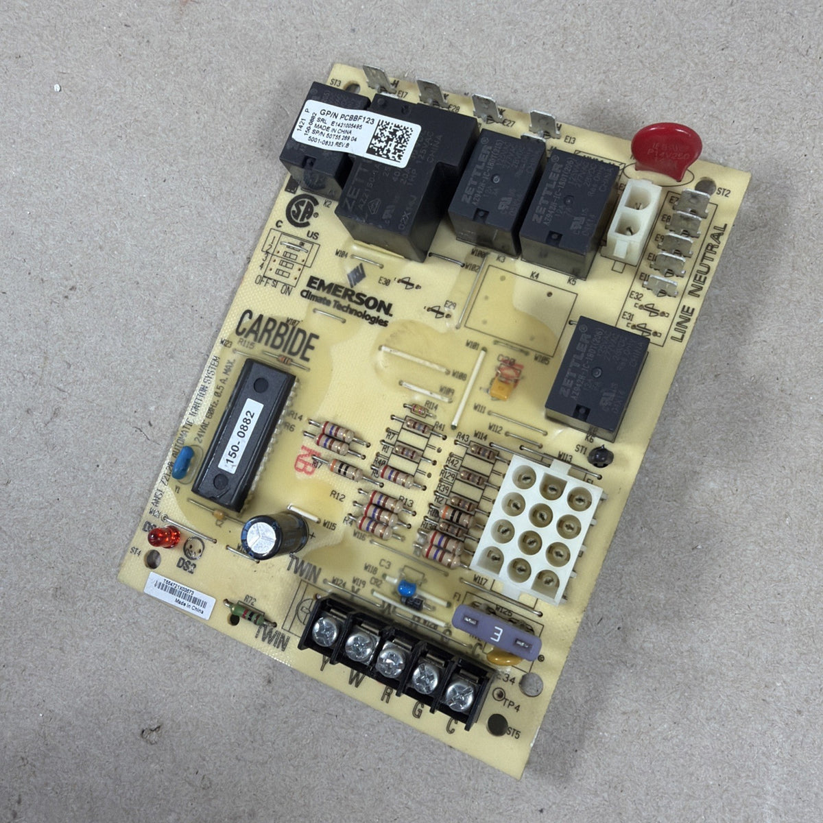 TESTED🔥 Furnace Control Board White Rodgers 50T55-289-04, PCBBF123