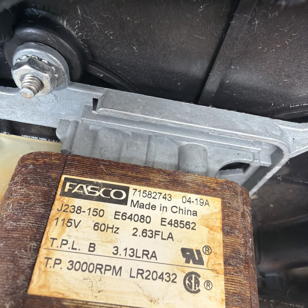 TESTED✅ FASCO 71582743 Draft Inducer Blower Motor 70582743 J238-150 115V