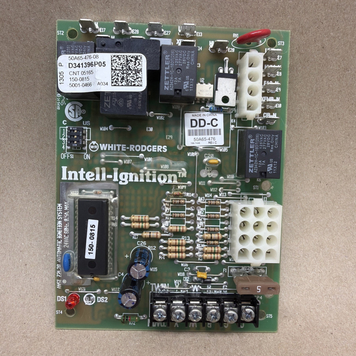 TESTED🔥 50A65-476-08  Furnace control Circuit board D341396P05  CNT05165