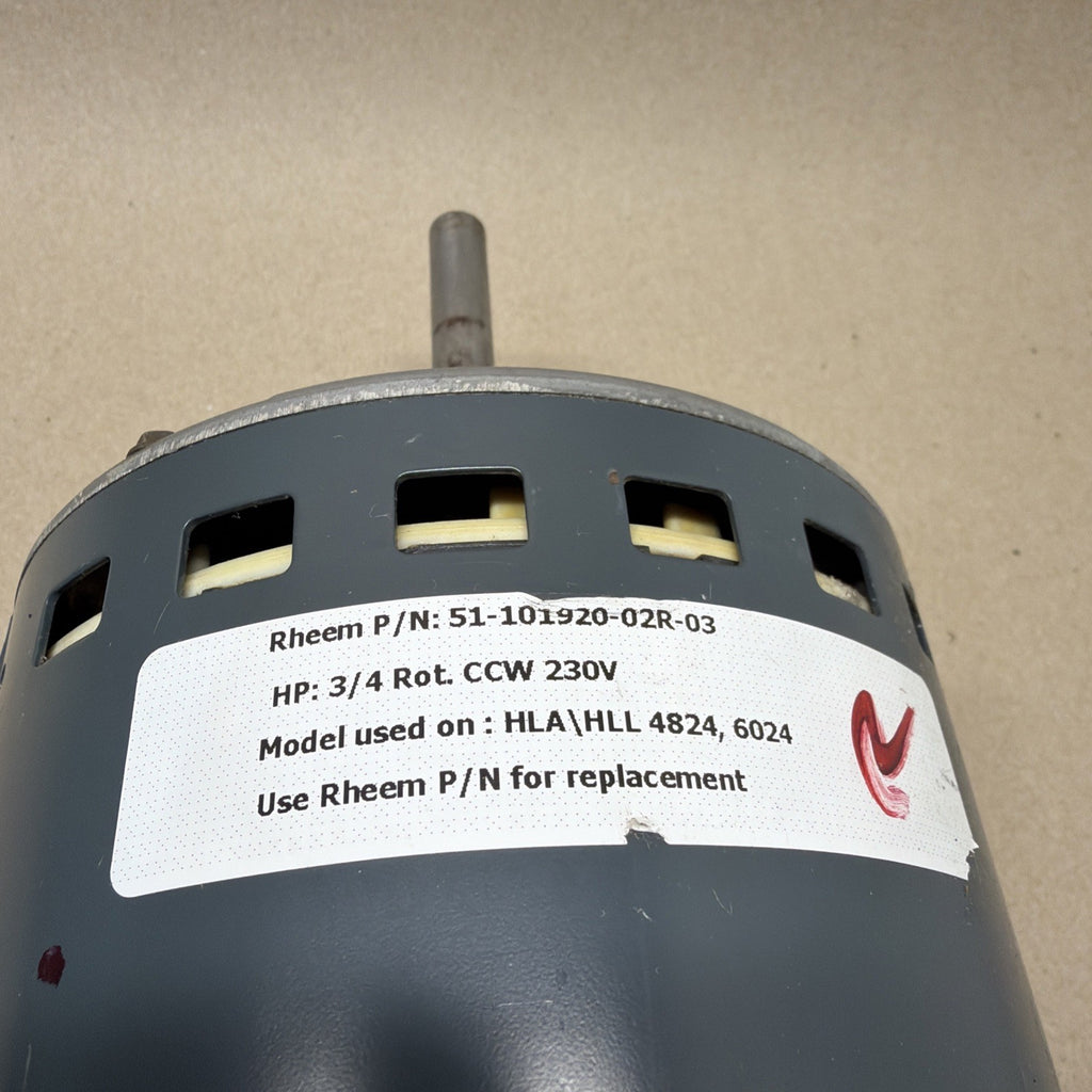 TESTED🔥 Genteq 3/4HP 230V Blower Motor 5SME39NXL027A 51-101920-02R-03 FM18