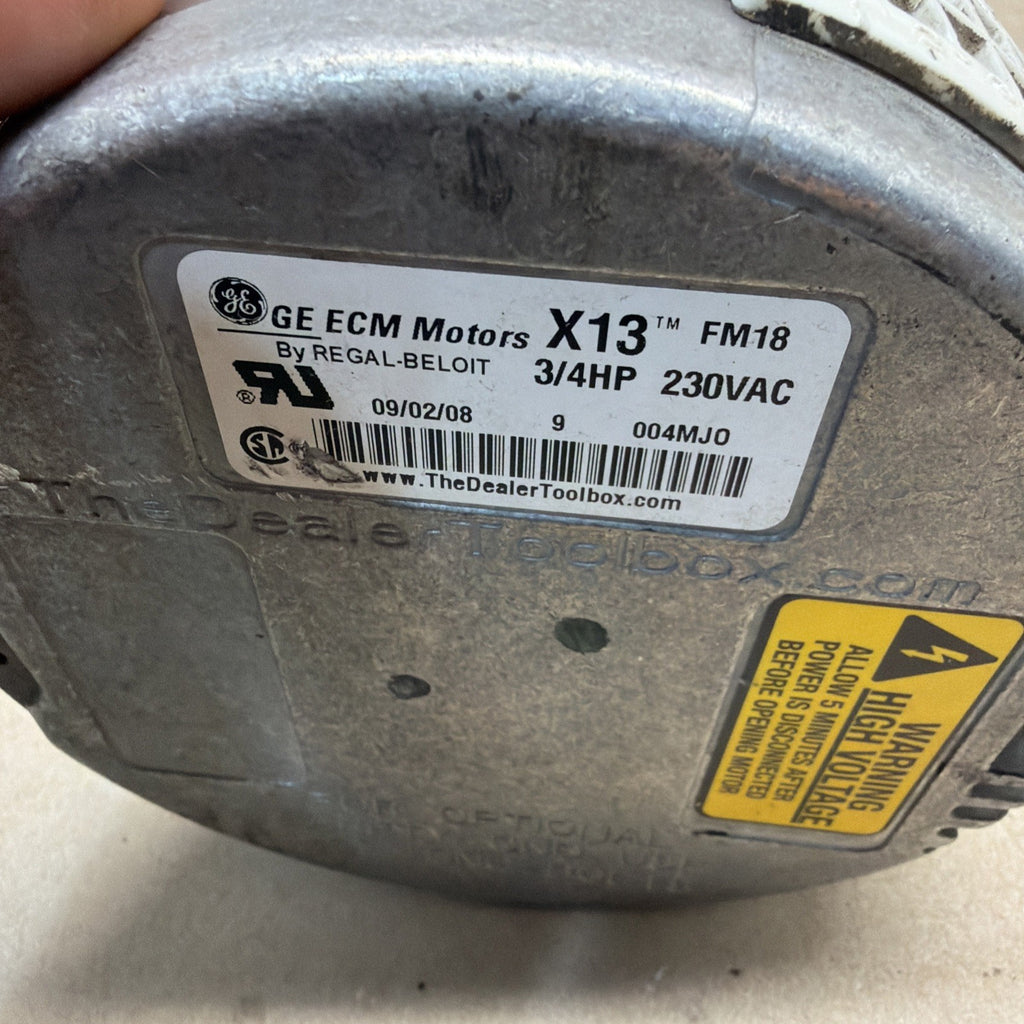 TESTED🔥 Genteq 3/4HP 230V Blower Motor 5SME39NXL027A 51-101920-02R-03 FM18