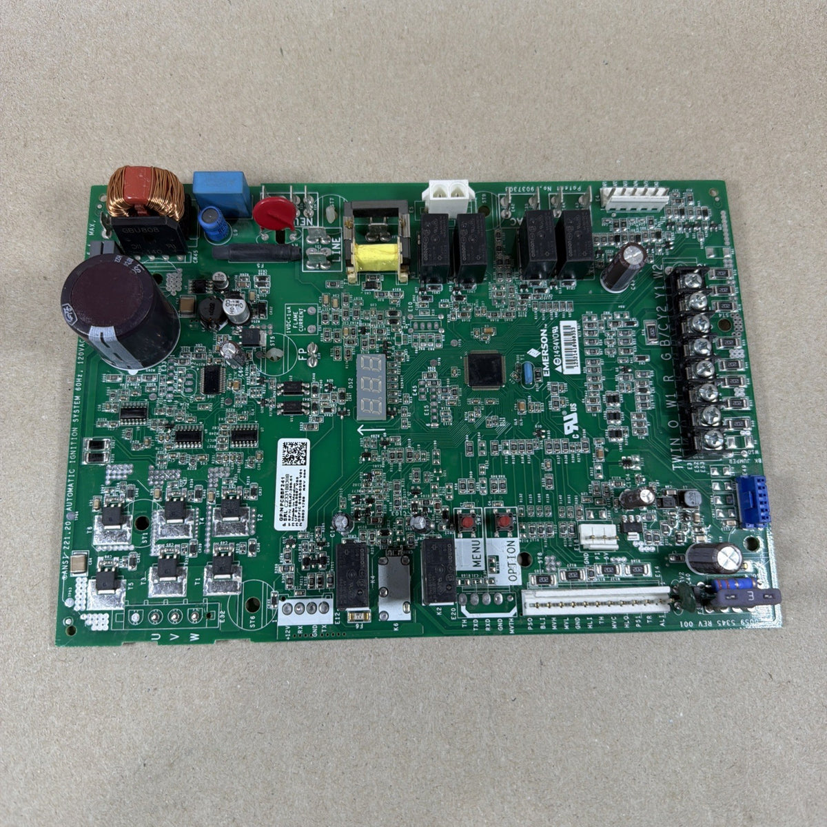 TESTED🔥 EMERSON PCBBF241 50L47-290-01 Control Circuit Board 0160-0597 (F34