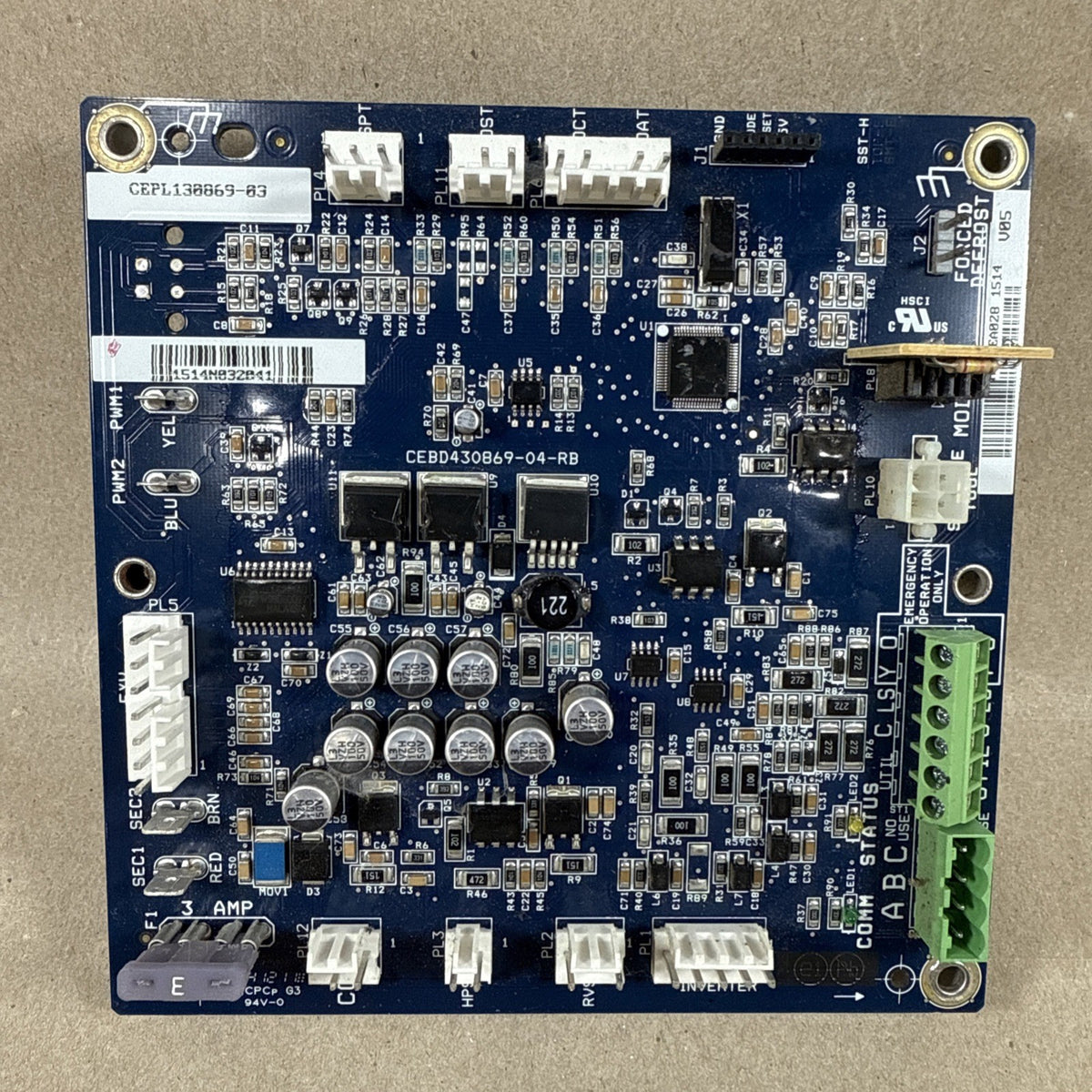 Carrier Bryant HK38EA028  Defrost Heat Pump Control Board CEPL130869-03 (L214)