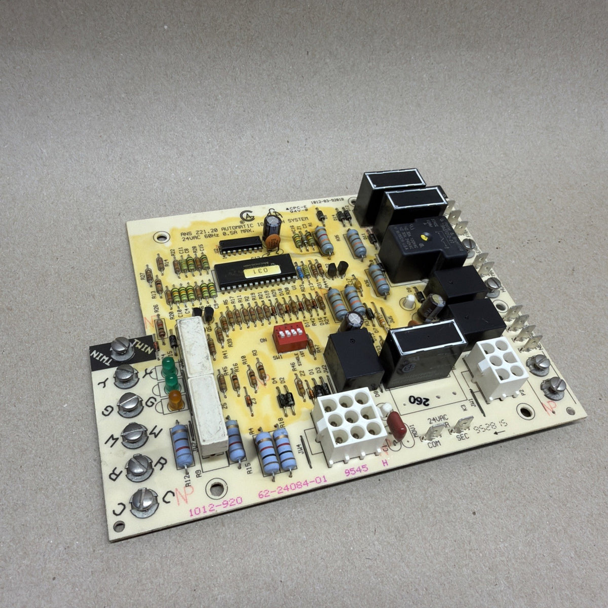 TESTED🔥 Rheem Furnace Control Board 1012-83-9201B 62-24084-01 1012-920