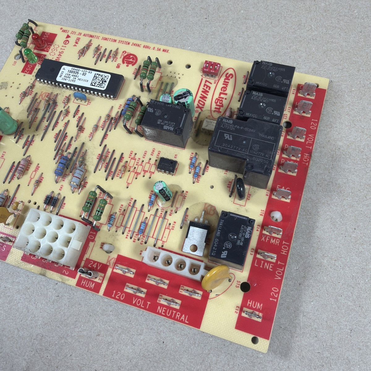 TESTED🔥🔥 Lennox 50A66-123-03 Furnace Control Circuit Board 100925-03