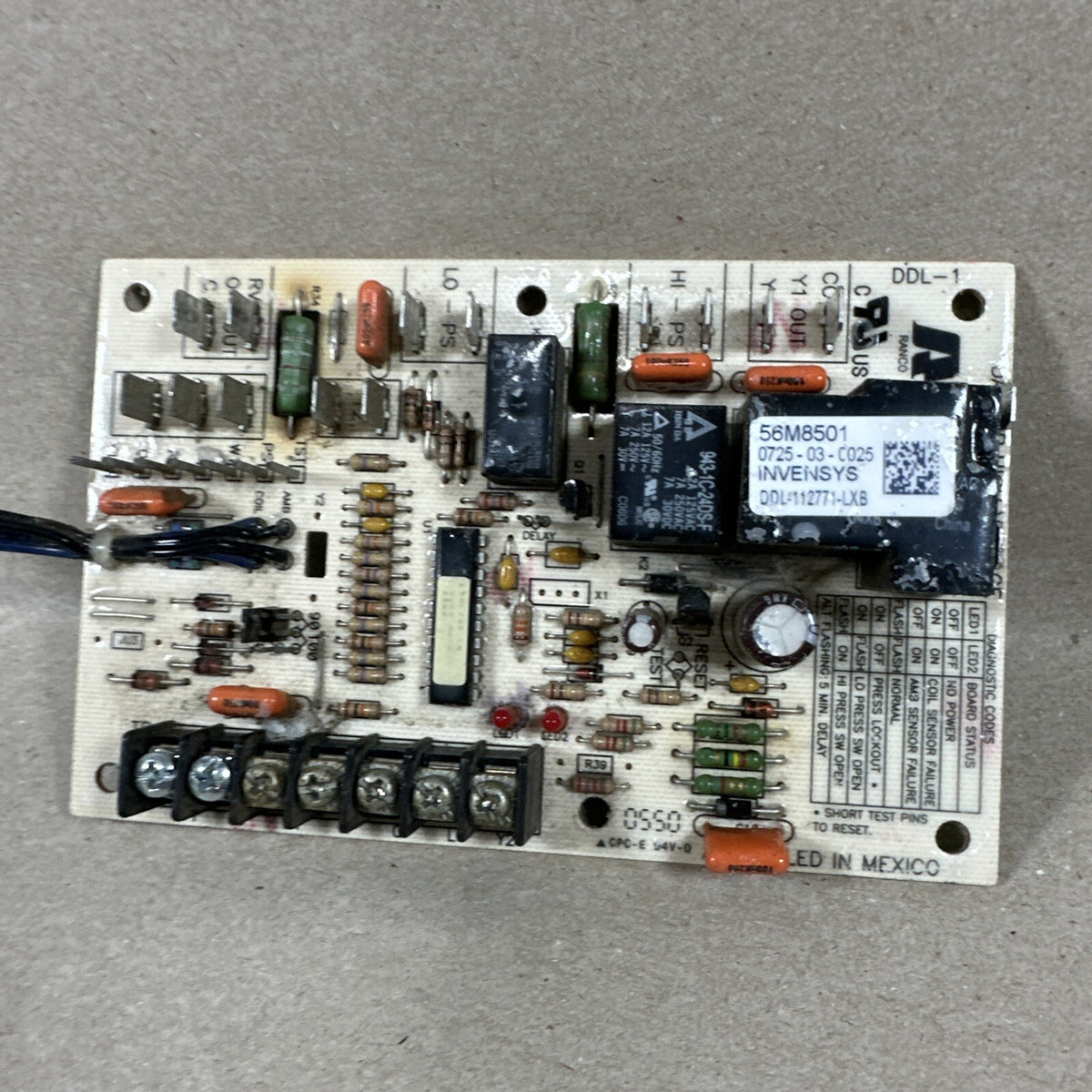 🔥🔥 Lennox Armstrong Heat Pump Defrost Control Board 0541-03-0135  56M8501 C108