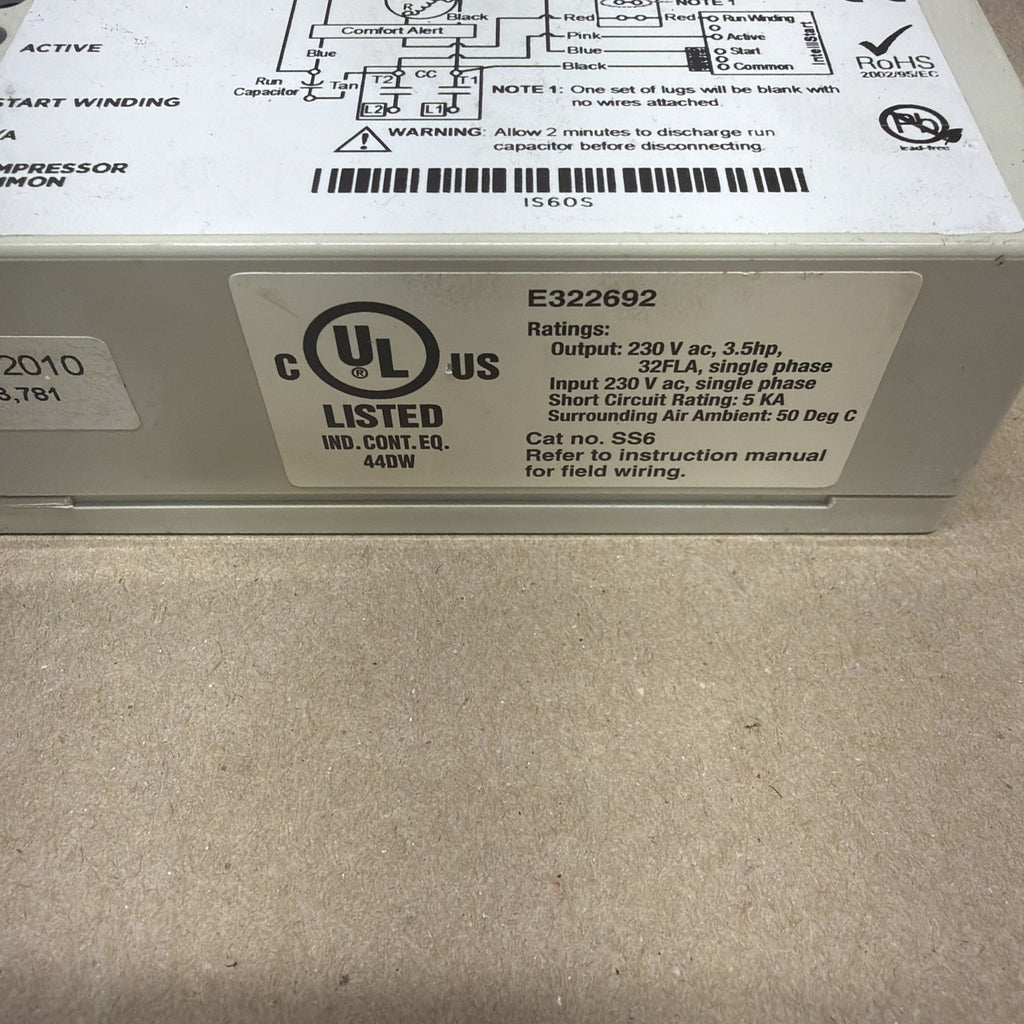 TESTED🔥 Waterfurnace Intellistart Compressor Soft Start IS60S Yr: 2010. E322692