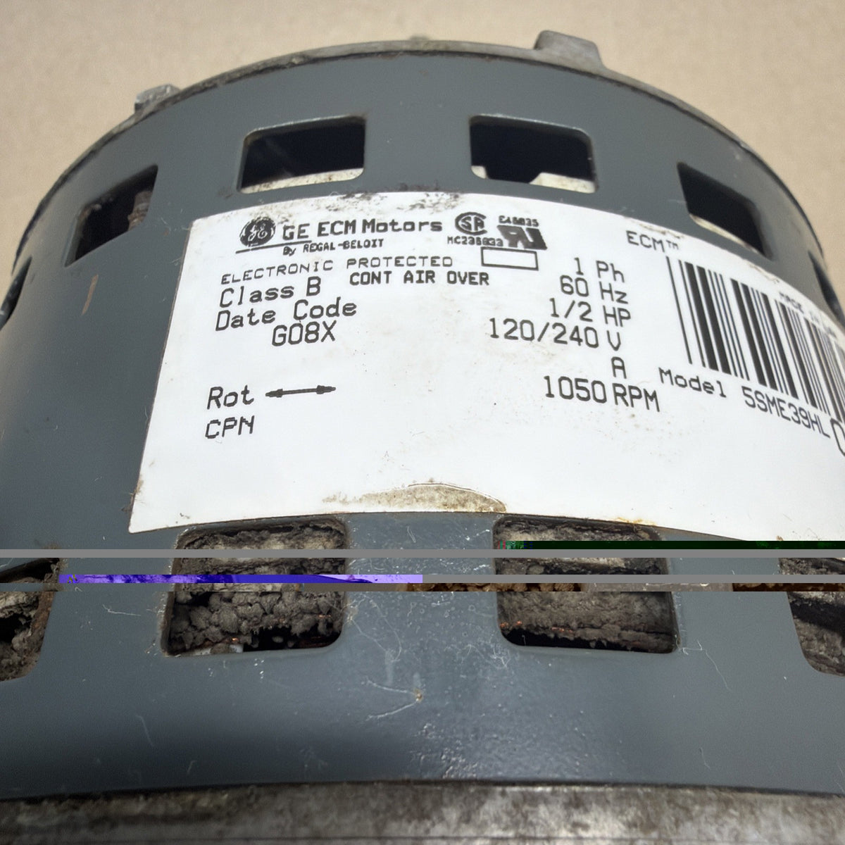 TESTED🔥 ECM 1/2HP Blower Motor Controller GE 5SME39HL0902 230V CCW CN03