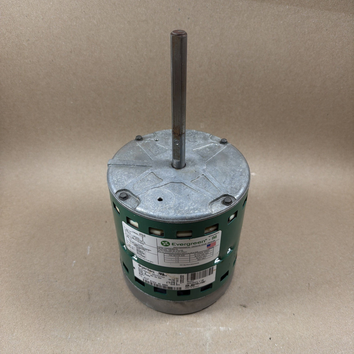 TESTED!! Genteq Evergreen 5SME39HXL110 1/2HP 115/230V ECM Blower Motor GX03