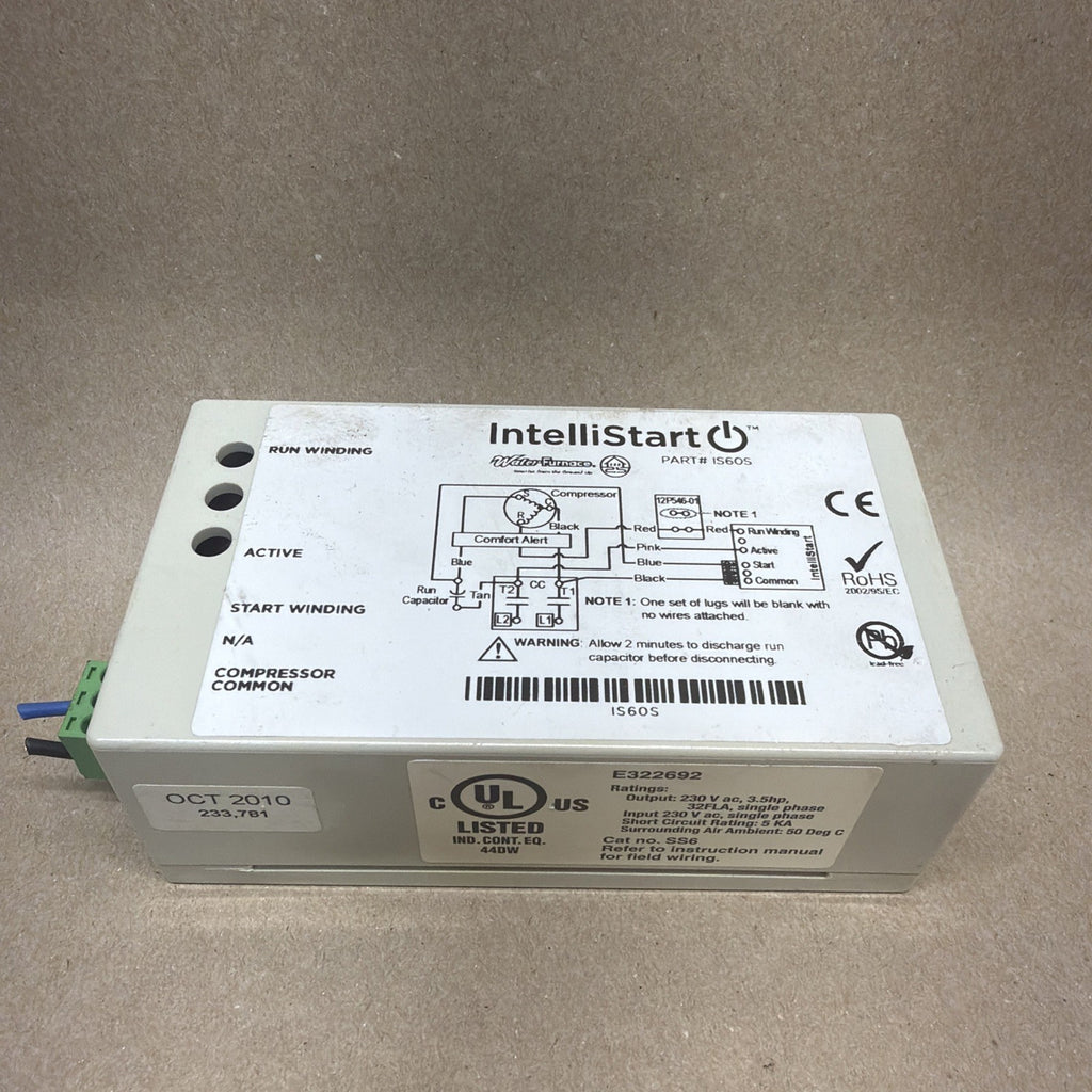 TESTED🔥 Waterfurnace Intellistart Compressor Soft Start IS60S Yr: 2010. E322692