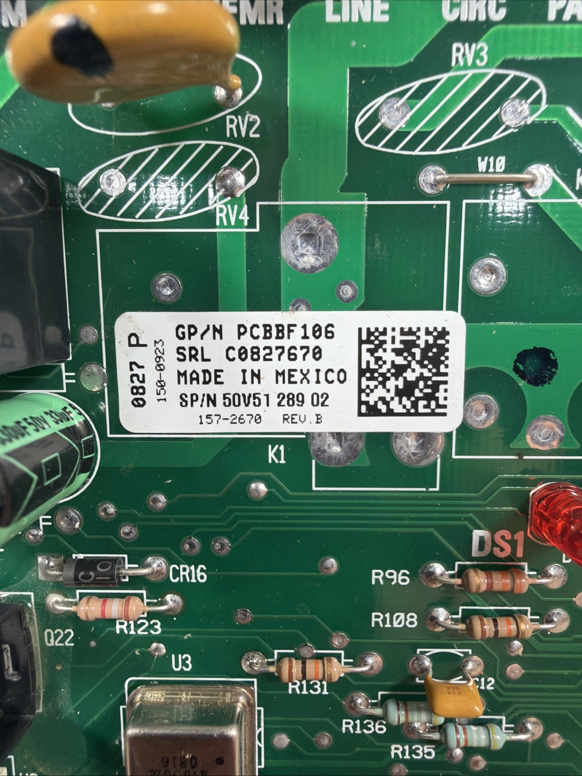🔥 Goodman Janitrol Amana PCBBF106 Control Circuit Board 50V51-289-02