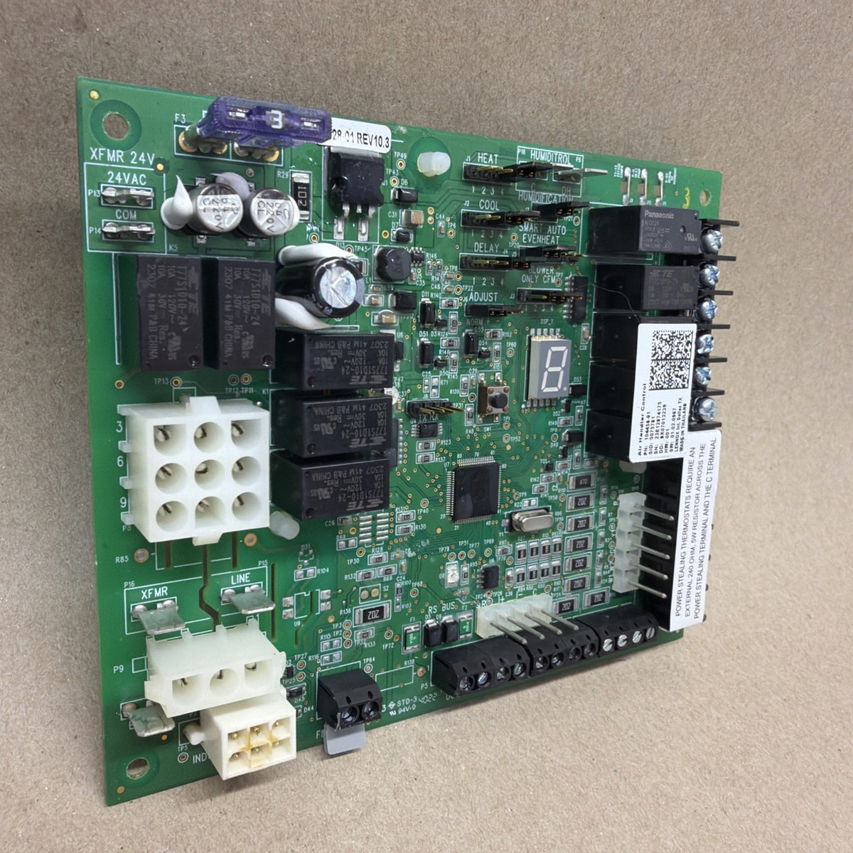 TESTED✅ Lennox 104458-01 Air Handler Control Board Furnace 105328-01