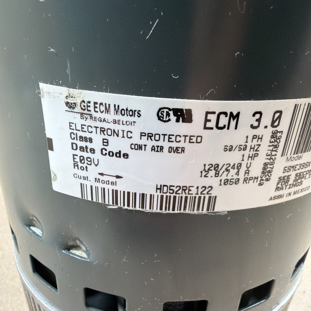 🔥 Genteq ECM 3.0 HD52RE122 Blower Motor 5SME39SXL3008A. GC07  3.0.  1HP